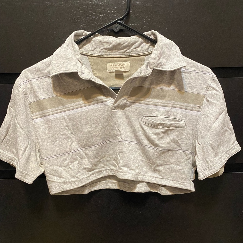 Cropped Banana Republic Polo
